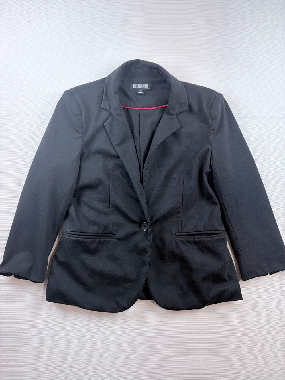 Nicole Miller Black Single-Button Blazer